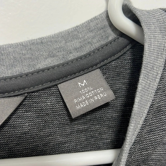 DANIEL CREMIEUX MEN'S LONG SLEEVE TEE SHIRT SIZE MEDIUM 100% PIMA COTTON - Picture 3 of 7